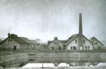 Pohled na továrnu v roce založení - 1872