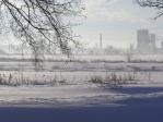 Zimní pohled z východu od Bučovic (3.2.2010)