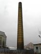 16.1.2012 - průběh demolice, komín po týdnu ubourávání o necelých 15 metrů nižší