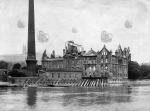 Pohled na vyhořelý mlýn - požár z 29. na 30. ledna 1896 