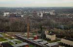 pohled z objektu 11096. V pozadí komplex dolu Zollverein s těžní věží