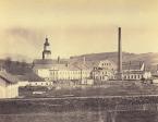 Papírna Labský mlýn v roce 1868 (foto A. Pitzek)